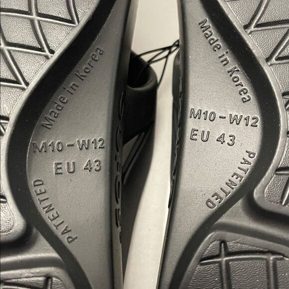 OOFOS Unisex OOriginal Sport Thong Sandal Size M10/W12 Black New - Picture 6 of 10